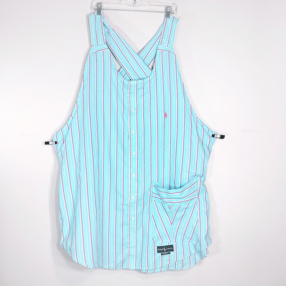 Ralph Lauren UPCYCLED Japanese Utility Apron XL; Big & Tall